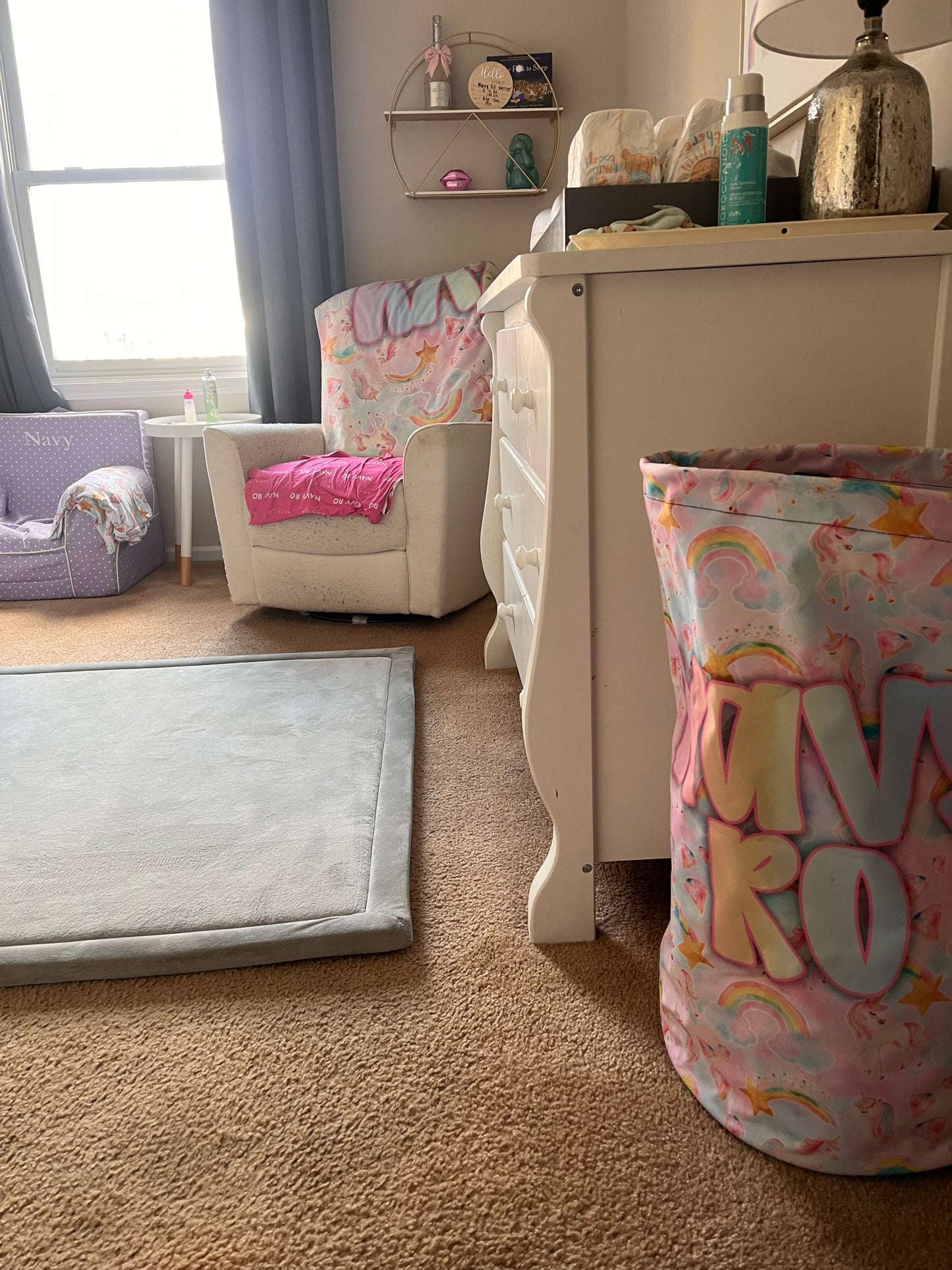Personalized Kids Laundry Hamper or Toy Bin | Custom Name Laundry Basket | Kids Room Decor | Choose Any LCC Design