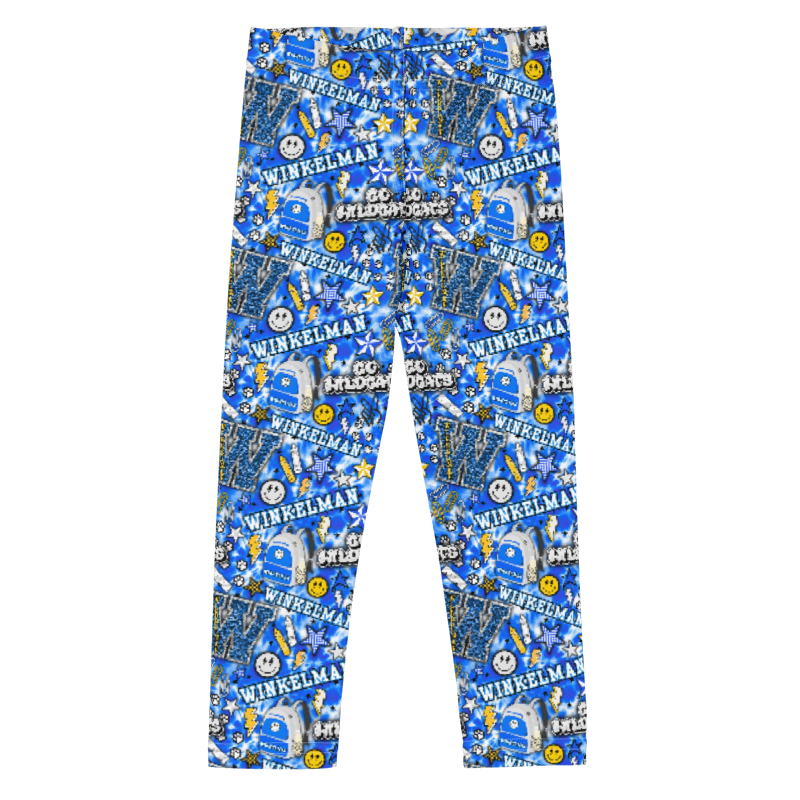 Custom School Spirit Leggings 🎒 | Personalized Kids Leggings | Any School, Any Colors | Back to School Outfit