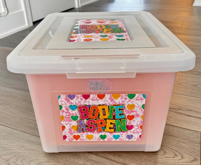 Personalized Memory + Art Keepsake Box
