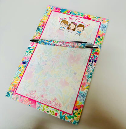 Personalized notepads