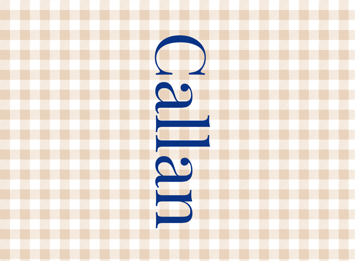 148- khaki gingham