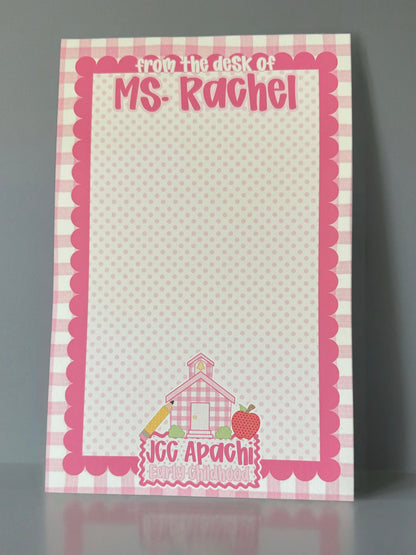 Personalized notepads