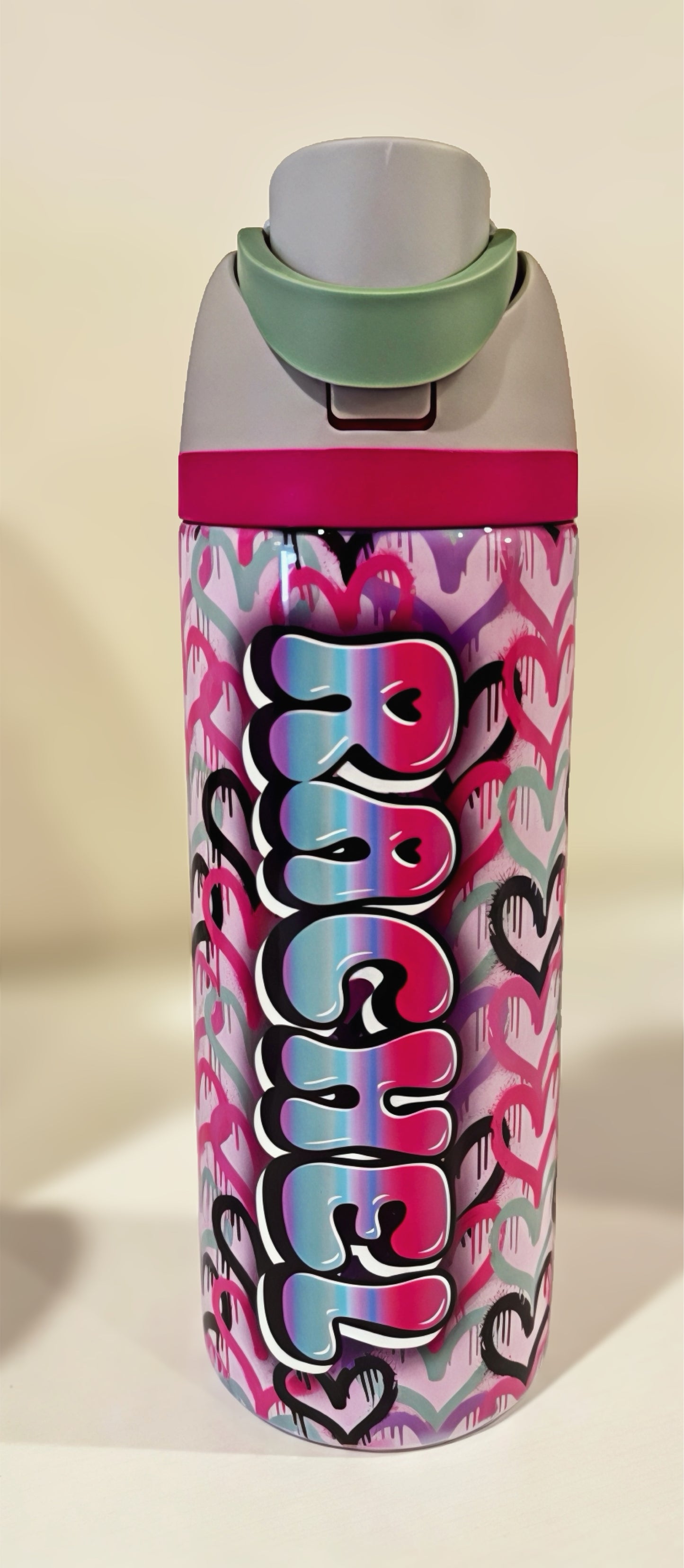 Custom 24oz Flip-Top Water Bottle