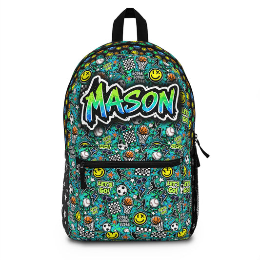 Personalized Kids Backpack | Custom Name Backpack for Camp, School & Travel