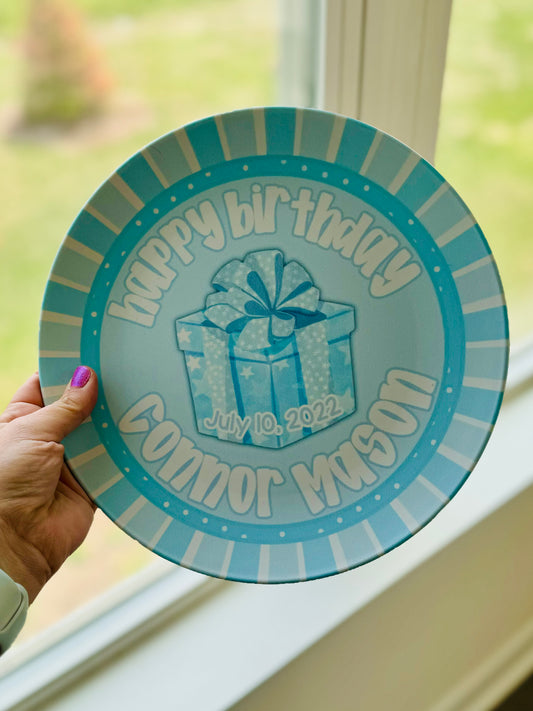 Birthday plate