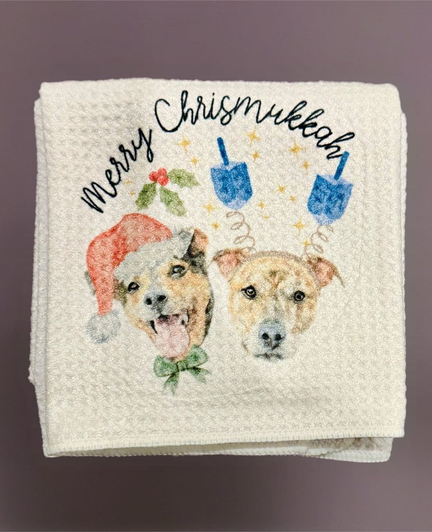 Custom face kitchen towels