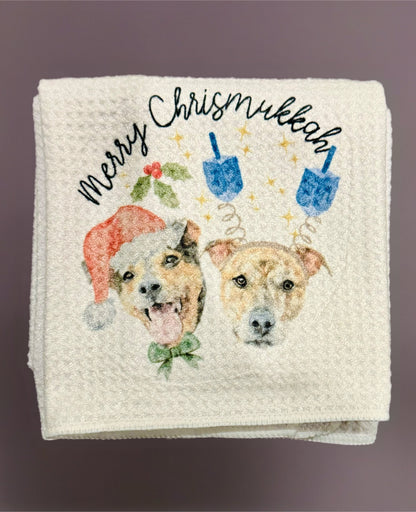 Custom face kitchen towels