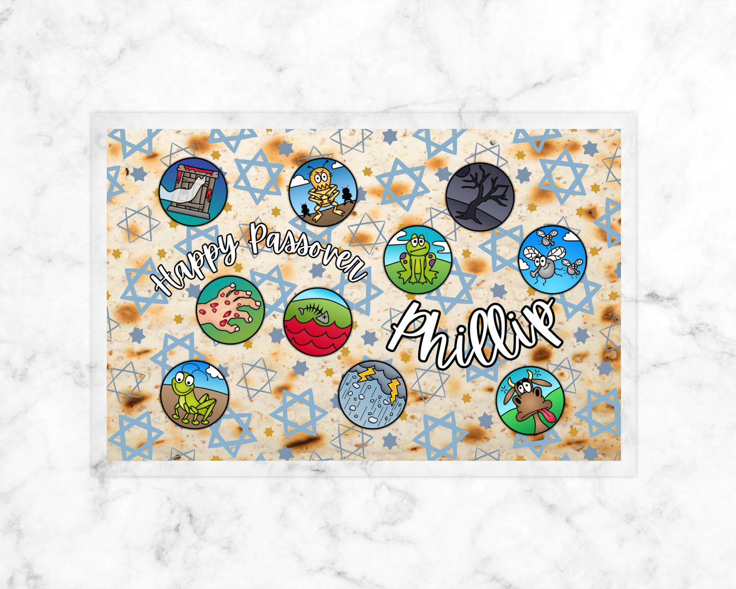 Reusable Kids Coloring Haggadah + Dry Erase Markers | Passover Activity Book