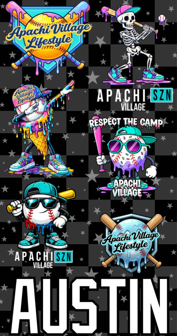 Custom Camp Sticker Sheet