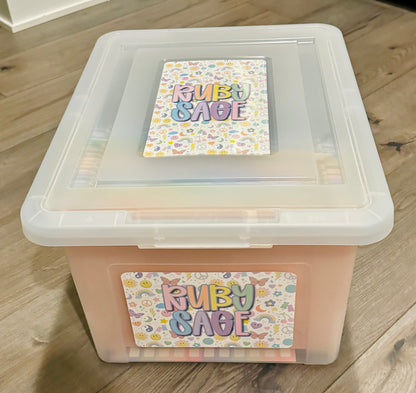 Personalized Memory + Art Keepsake Box