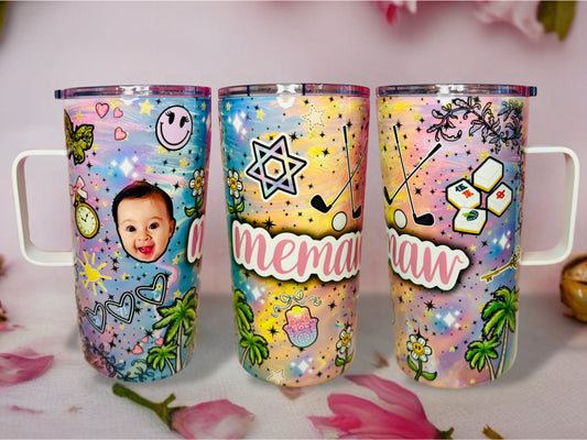 20oz travel cup with handle