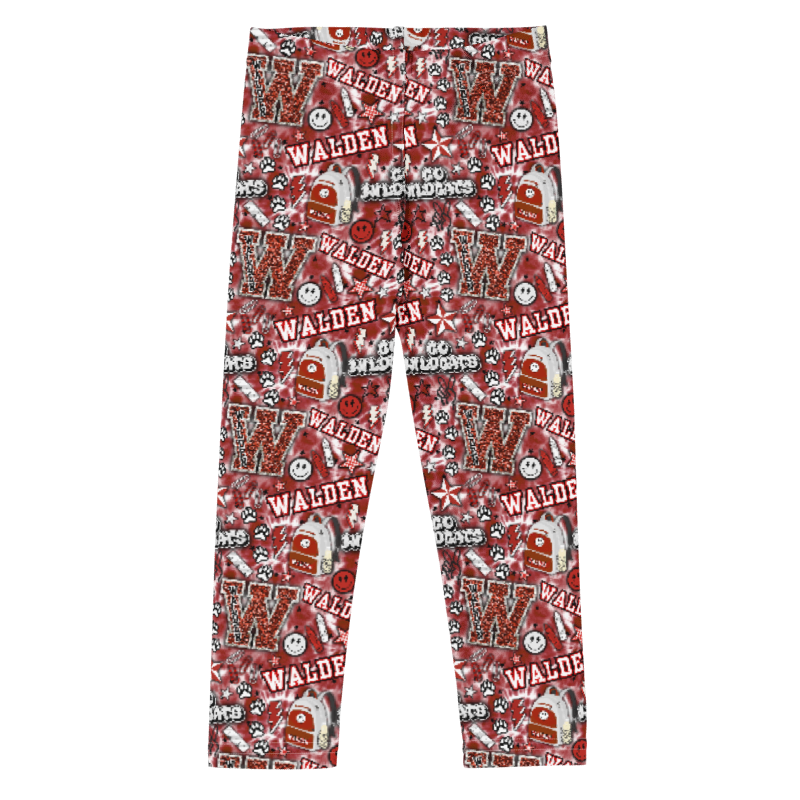 Custom School Spirit Leggings 🎒 | Personalized Kids Leggings | Any School, Any Colors | Back to School Outfit