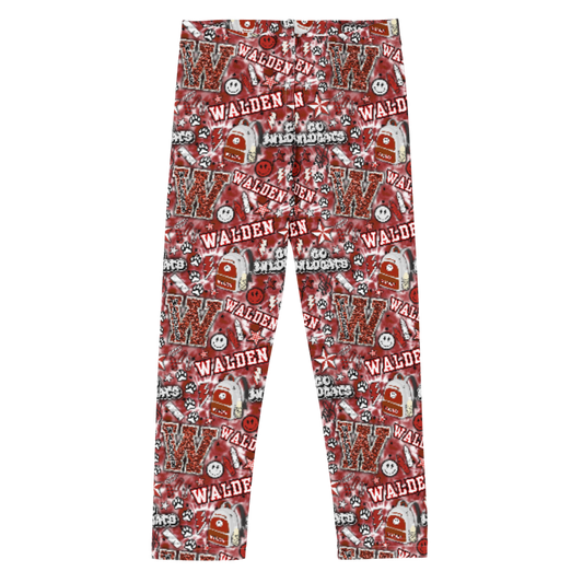 Custom School Spirit Leggings 🎒 | Personalized Kids Leggings | Any School, Any Colors | Back to School Outfit