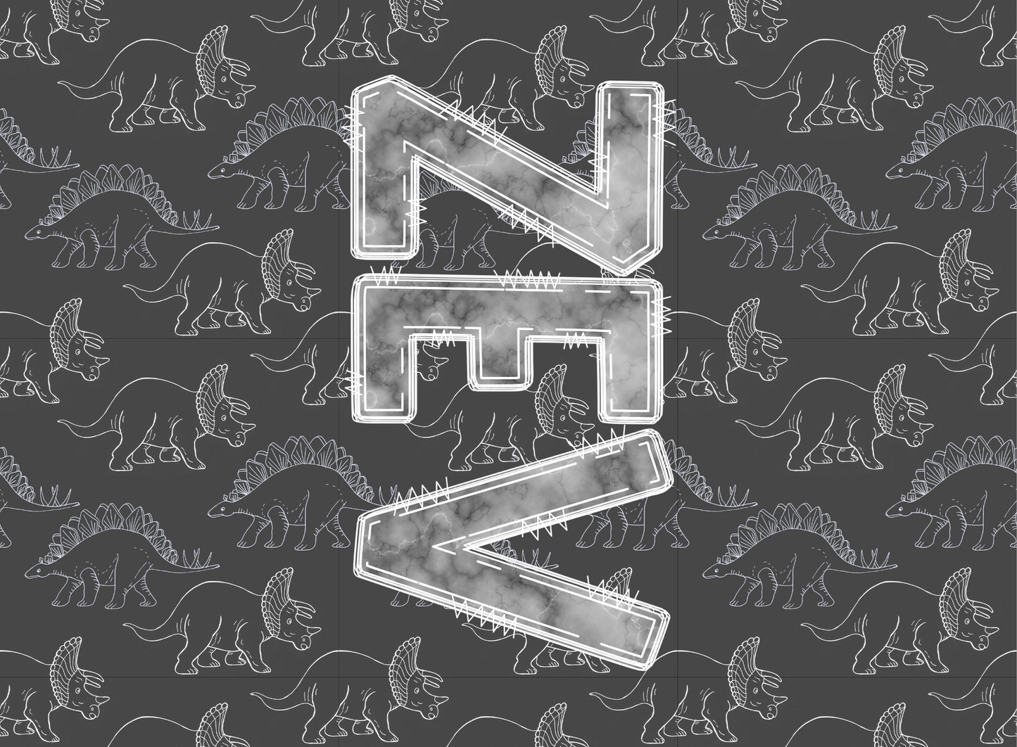 132- chalkboard dinos