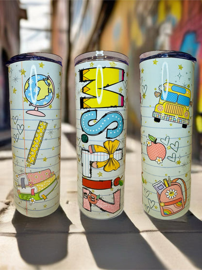 Personalized 20oz Skinny Tumbler