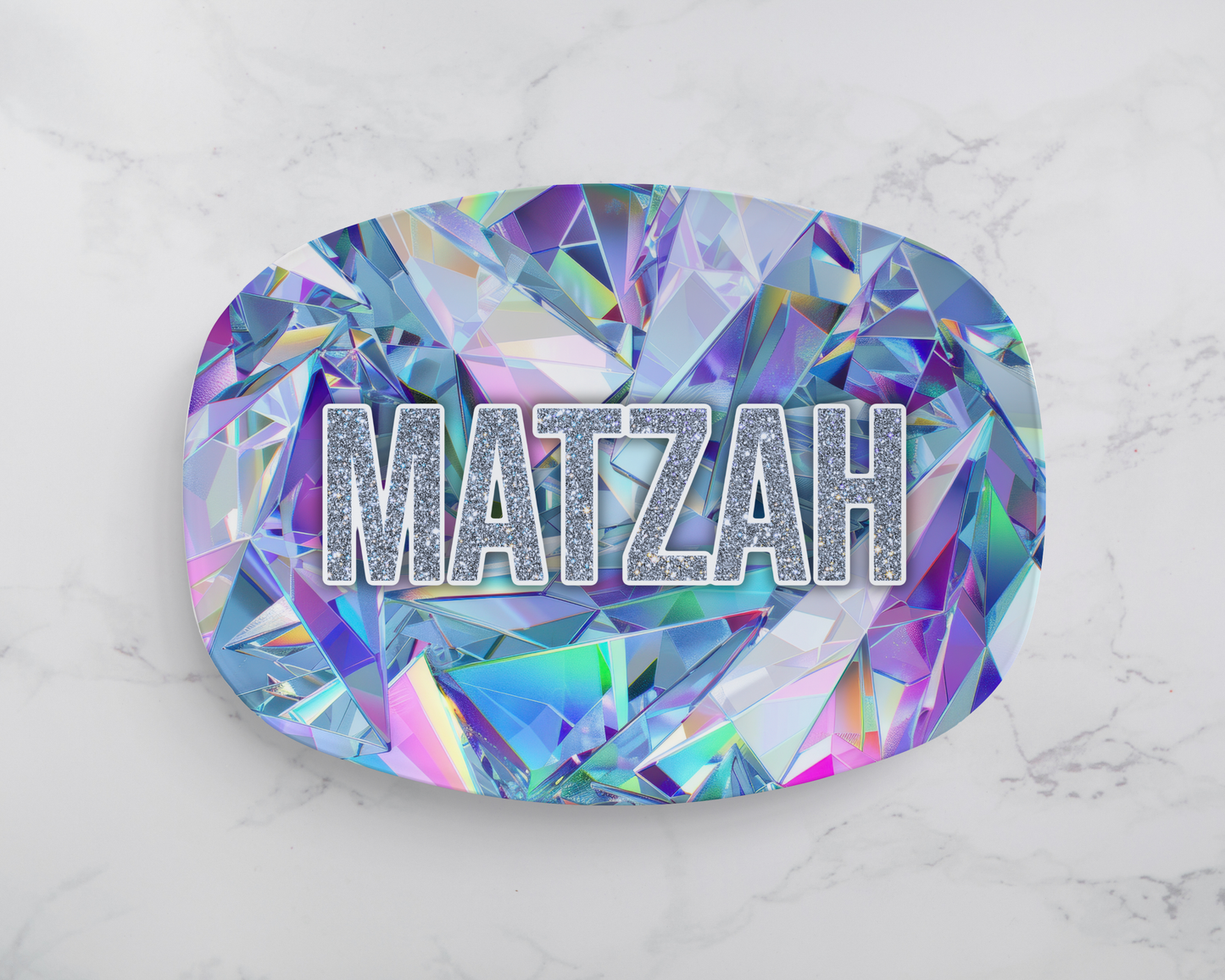 Personalized Passover Matzah Tray | Pesach Sameach Serving Tray | Seder Table Decor | Custom Family Seder Tray