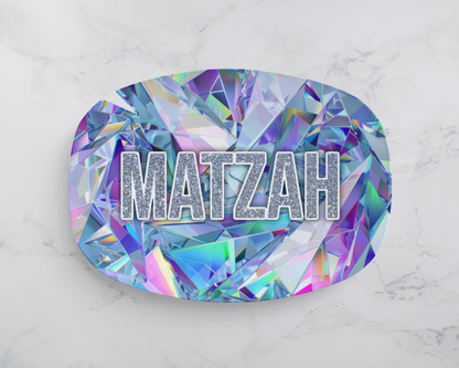 Personalized Passover Matzah Tray | Pesach Sameach Serving Tray | Seder Table Decor | Custom Family Seder Tray