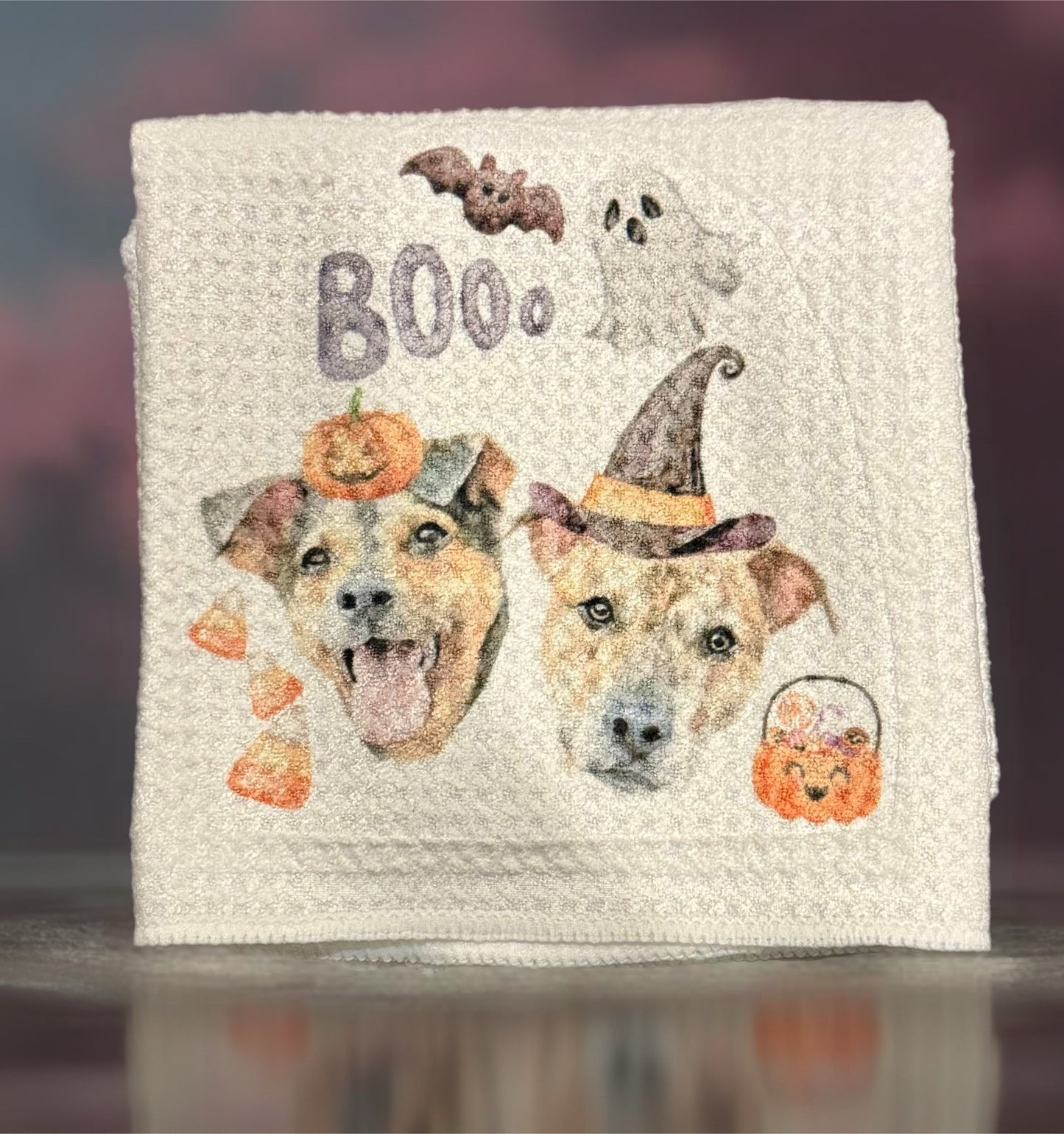 Custom face kitchen towels