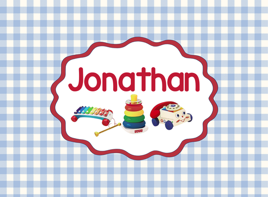 104- vintage baby toys