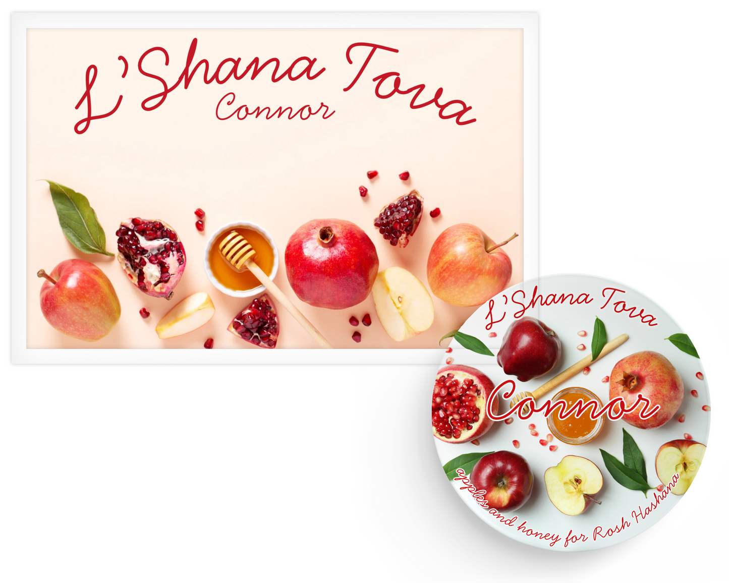 Apples and pomegranates