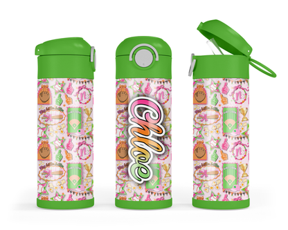 Northbrook Action Baseball Custom Kids Bottle | 12oz Leakproof Water Bottle