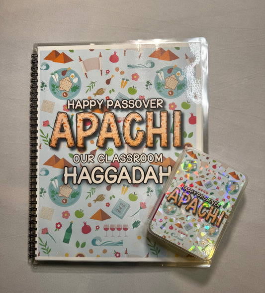 Reusable Kids Coloring Haggadah + Dry Erase Markers | Passover Activity Book