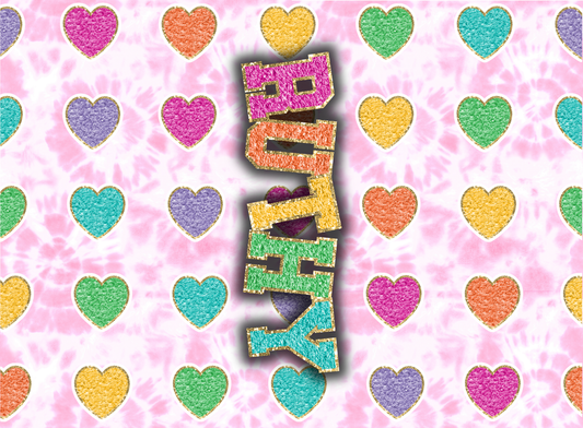 066- tie dye patches