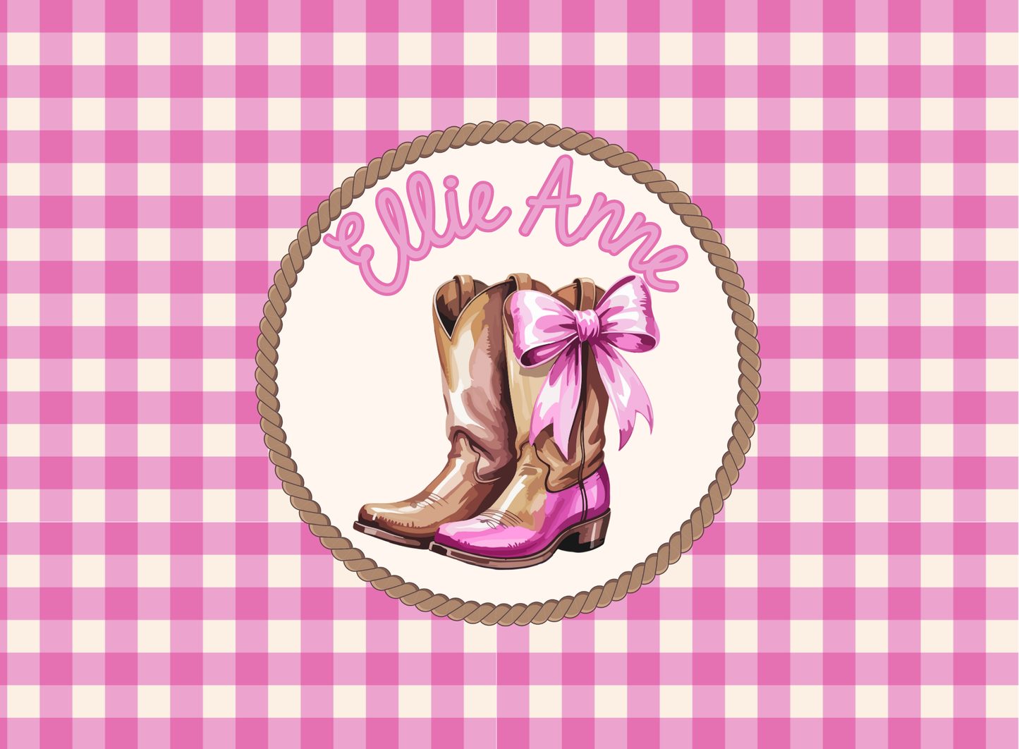 201- pink cowboy boots