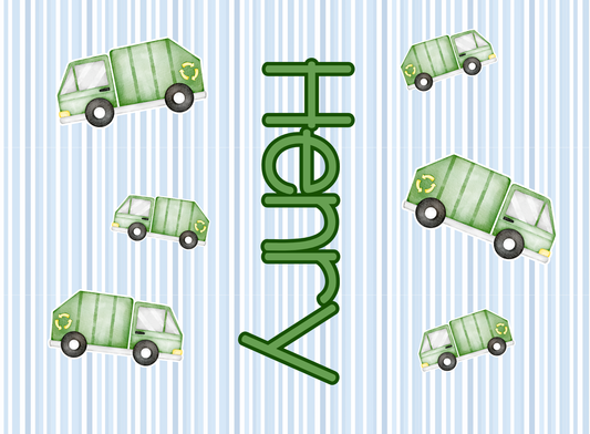 057- seersucker garbage truck