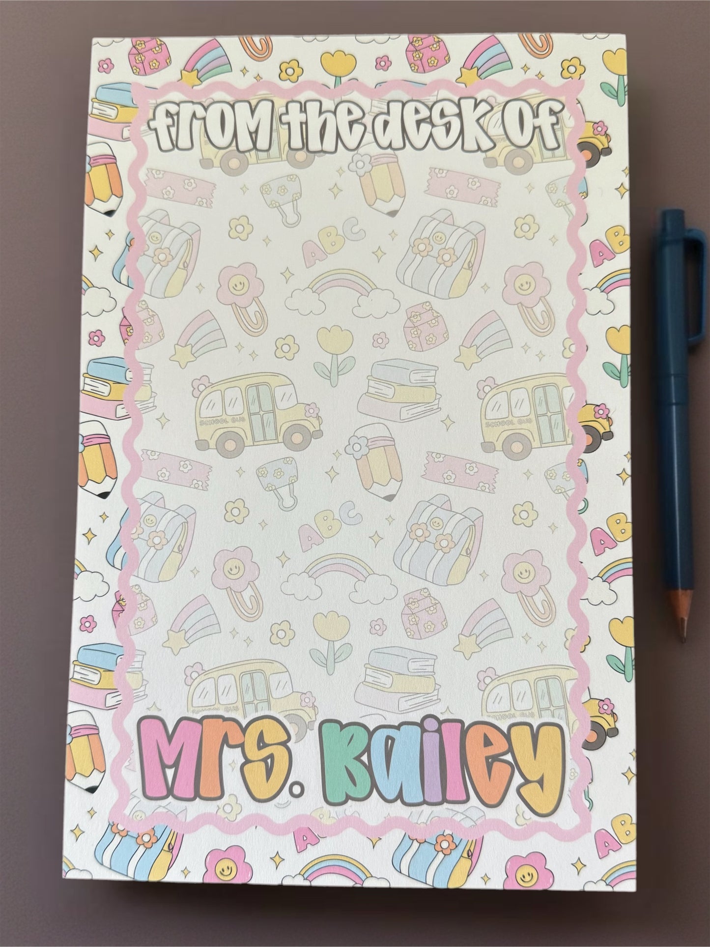 Teacher notepads