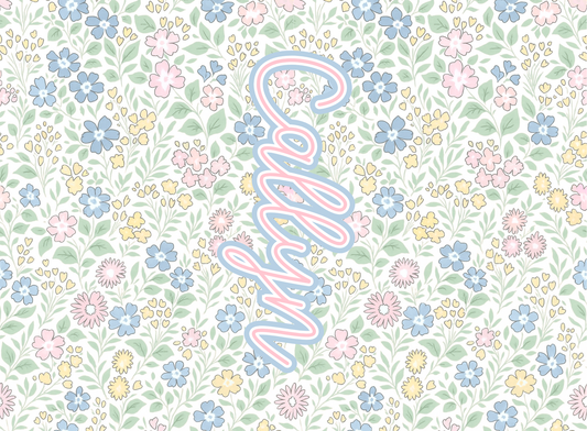 227- pastel ditsy floral