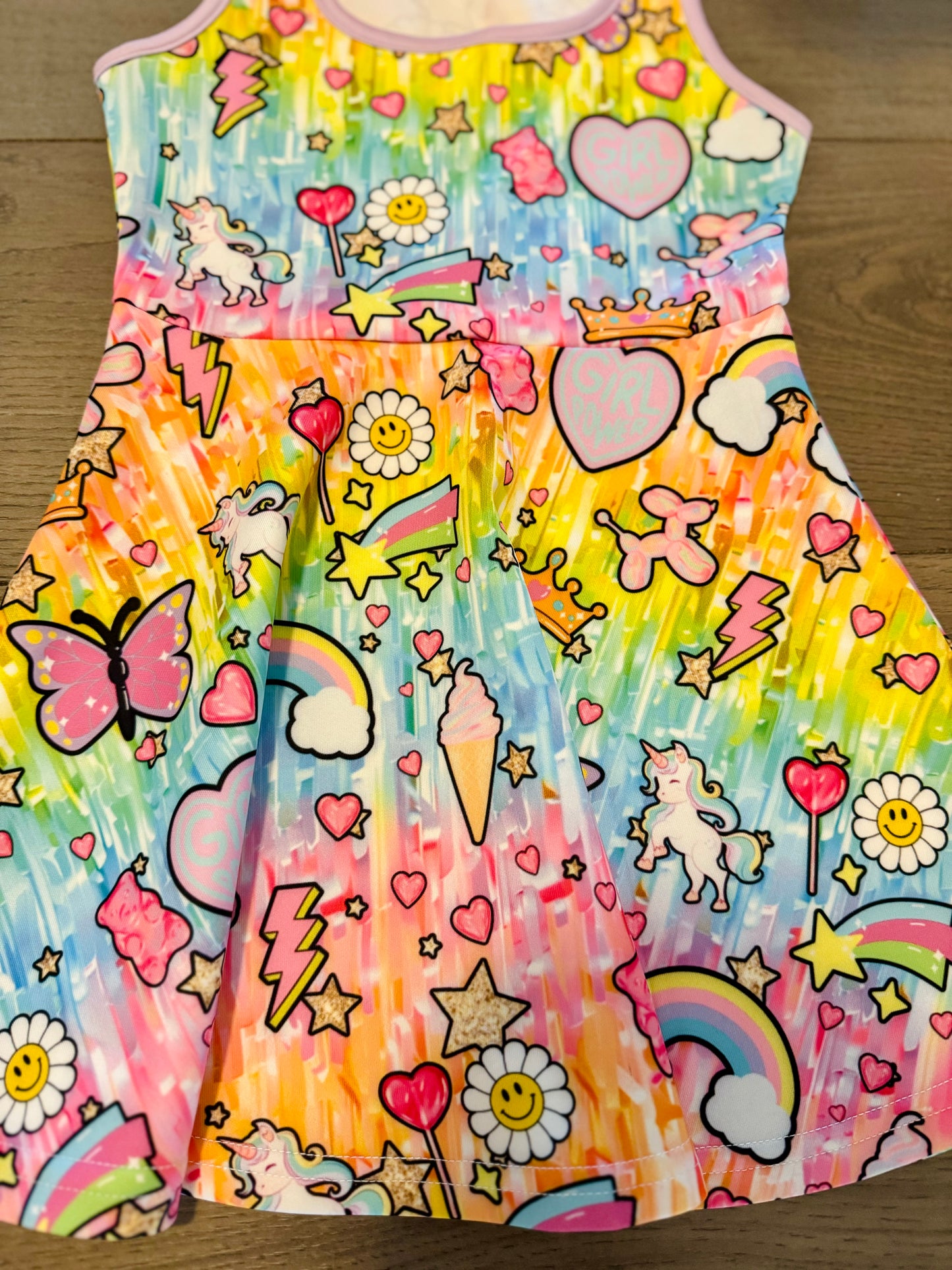 Custom Girls Twirl Dress – Boutique Kids Dress | Choose Any Design