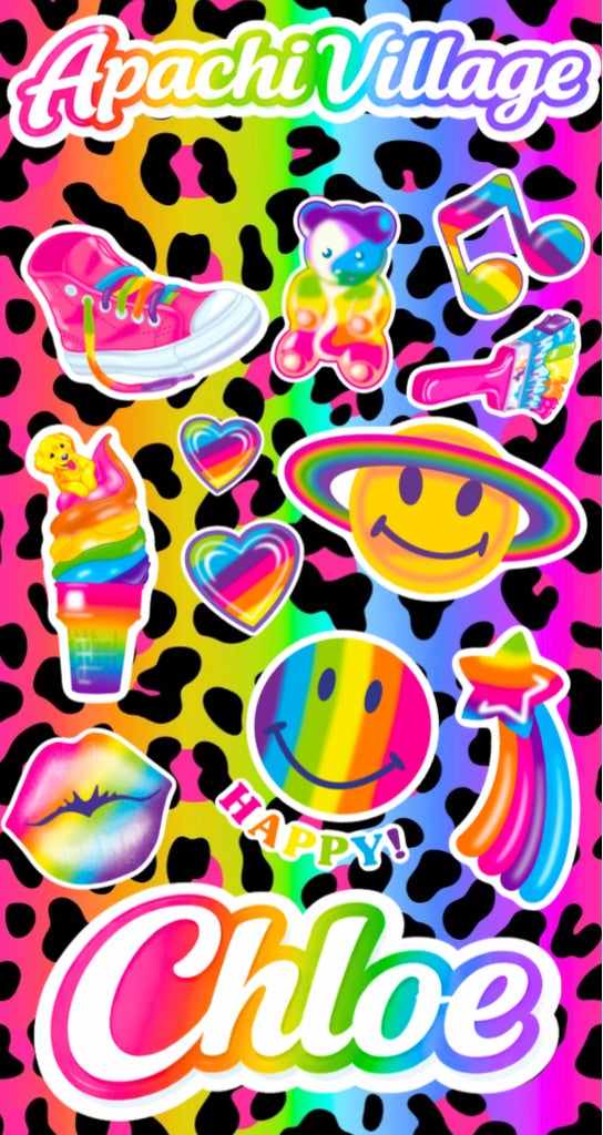 Custom Camp Sticker Sheet