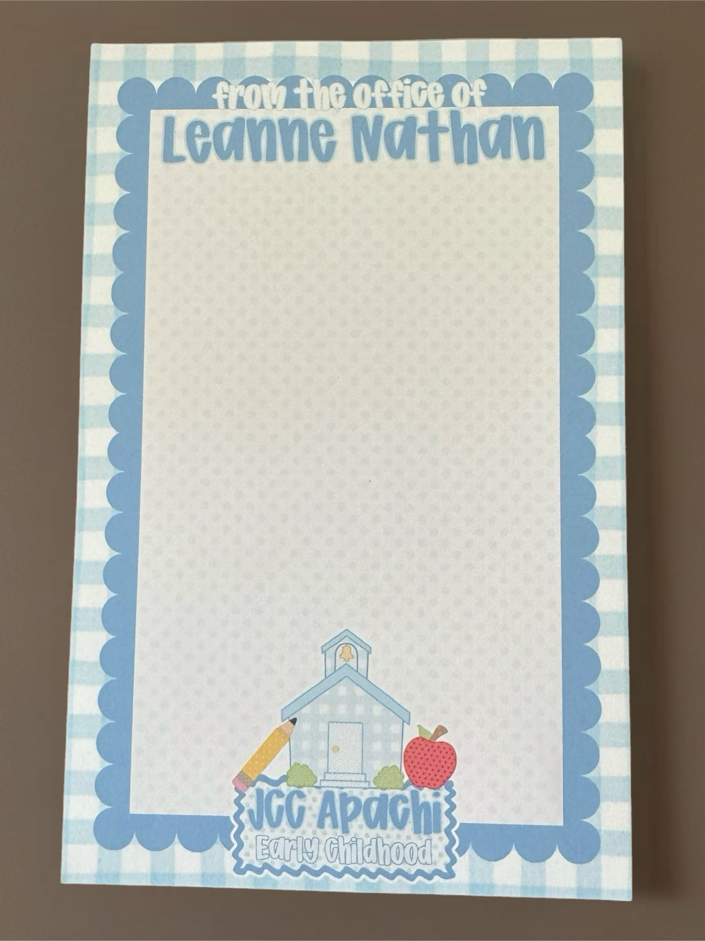 Teacher notepads
