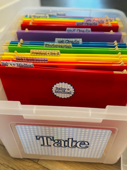 Personalized Memory + Art Keepsake Box