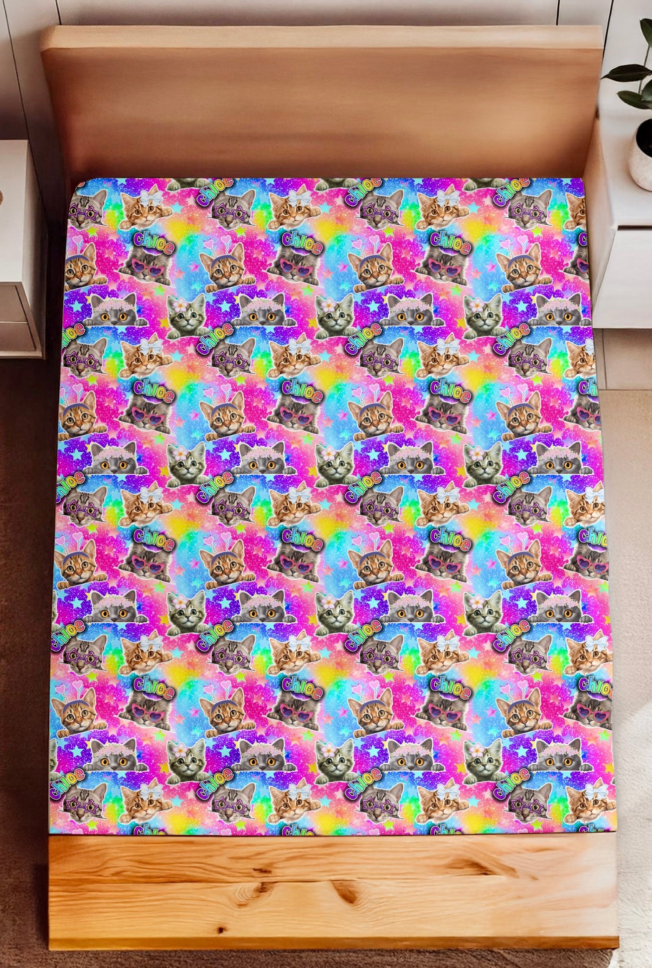 Personalized Twin Fitted Sheet