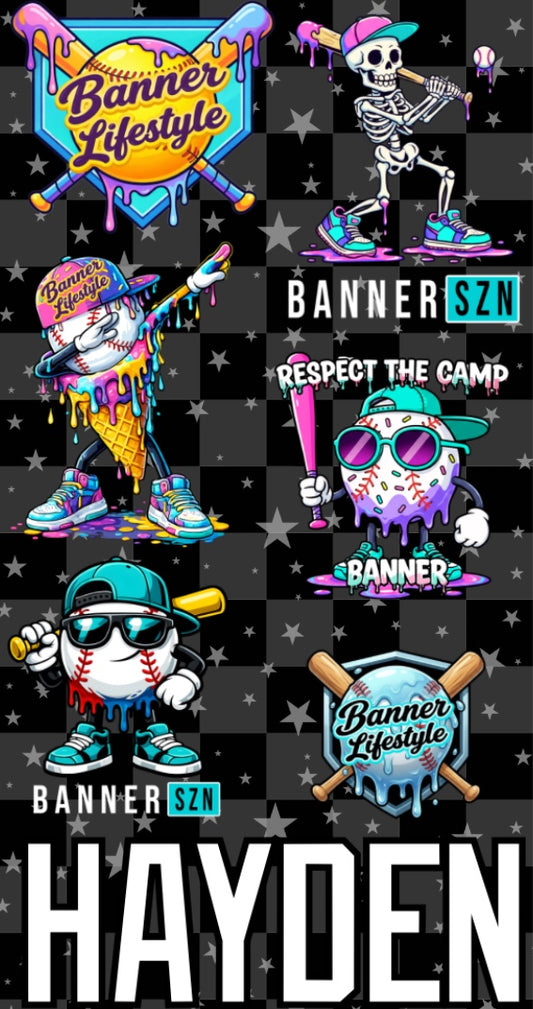 Custom Camp Sticker Sheet