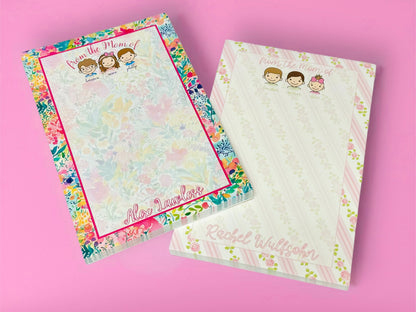 Personalized notepads