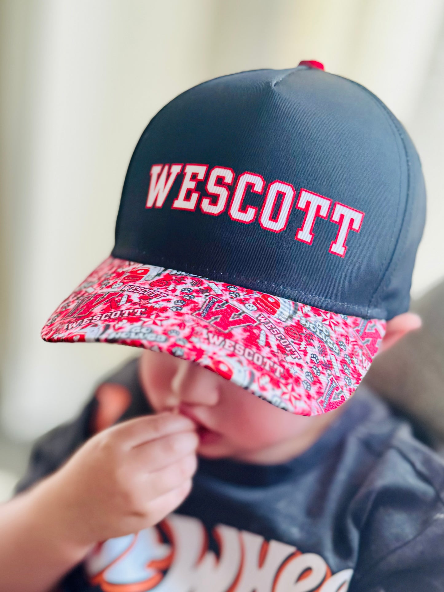 Custom Kids Baseball Hat 🧢 | Personalized School Hat | Adjustable Snapback | Any School Colors