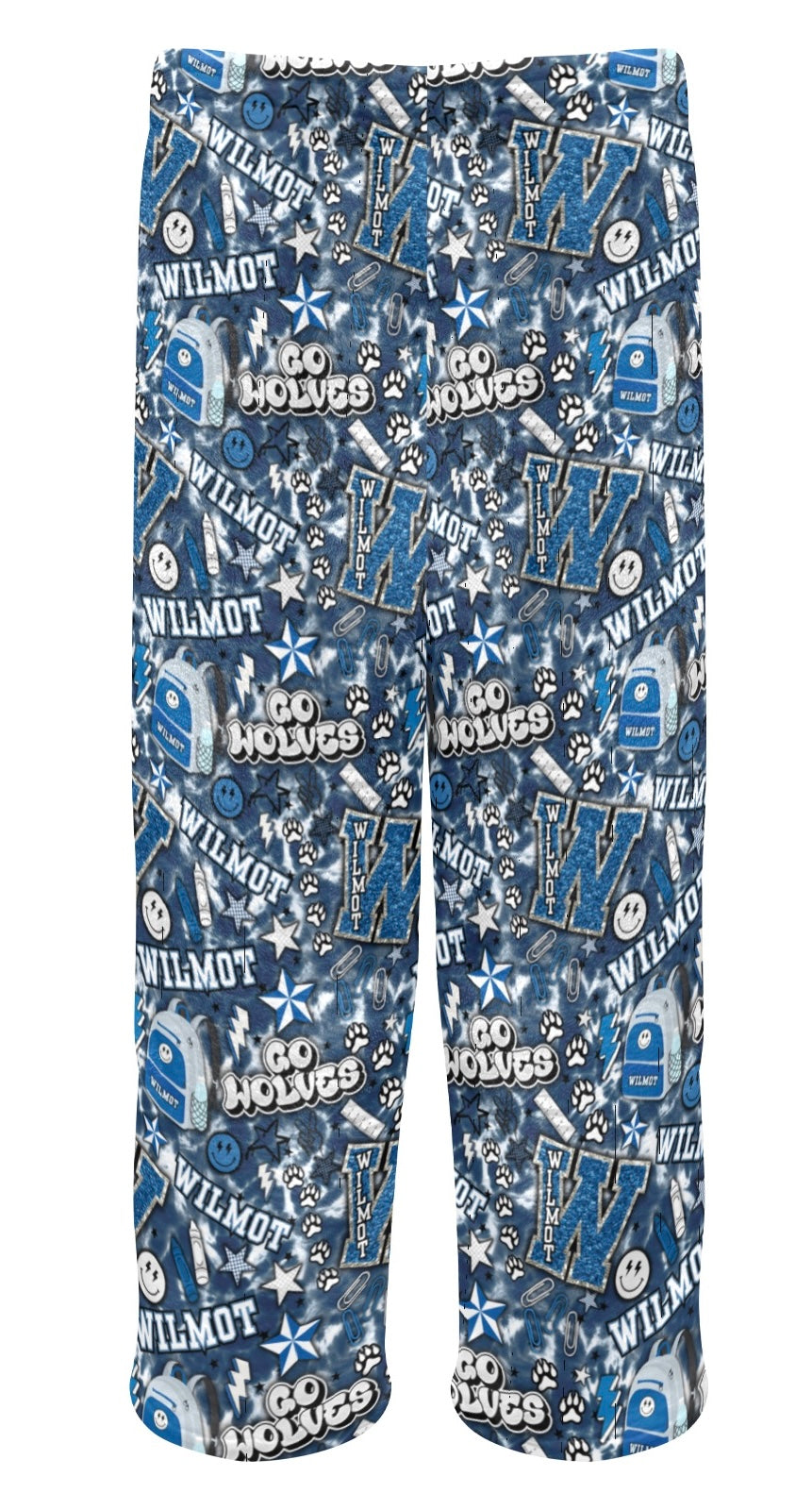 Custom School Spirit Sleepover Pants 💤 | Personalized Kids Lounge Pants | Matching Pajama Pants | Any School Colors