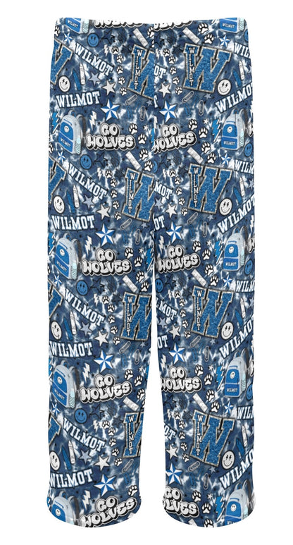 Custom School Spirit Sleepover Pants 💤 | Personalized Kids Lounge Pants | Matching Pajama Pants | Any School Colors