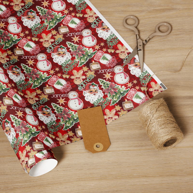 Custom wrapping paper
