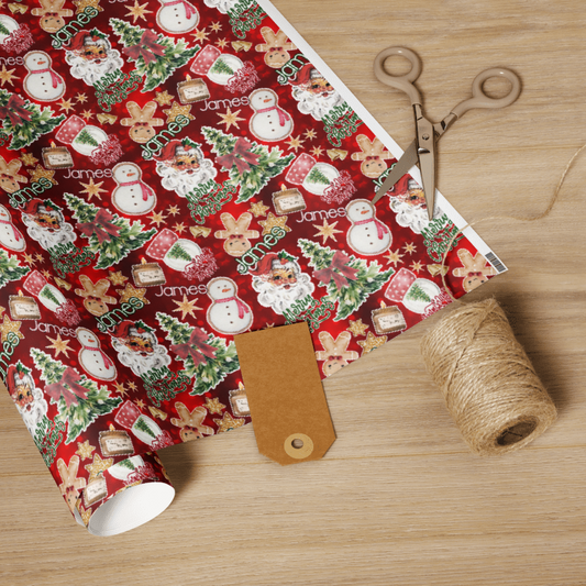 Custom wrapping paper