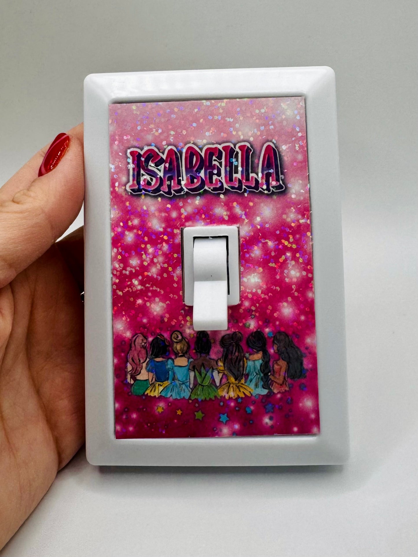 Custom Portable LED Night Light – Personalized Stick-On Wall Light