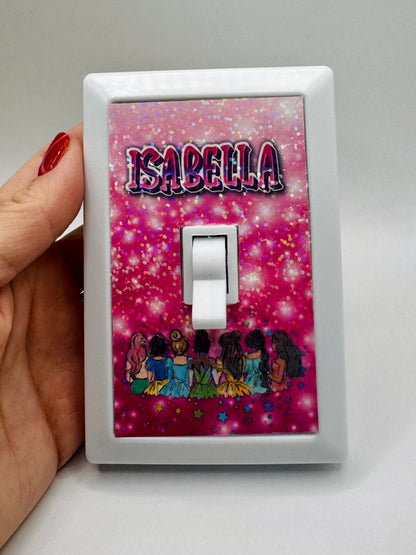 Custom Portable LED Night Light – Personalized Stick-On Wall Light