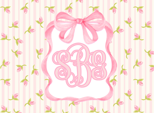 071- rosebuds and bows