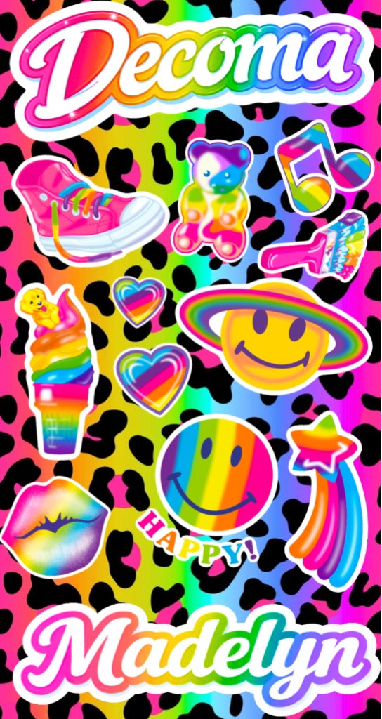 Custom Camp Sticker Sheet