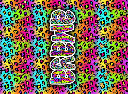 020- rainbow cheetah