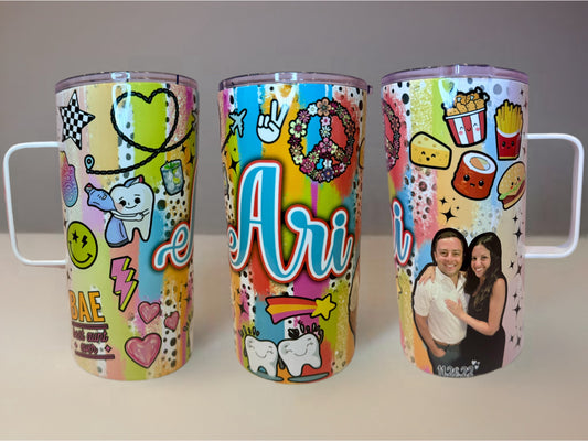 20oz travel cup with handle