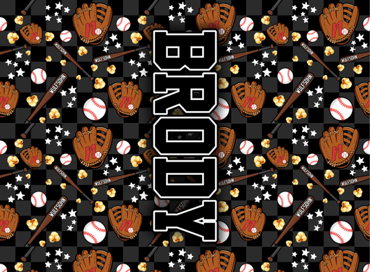 Baseball Kids Activity Book with Crayons | Personalized Cover Game Day Activity Book | Perfect for Siblings at the Field